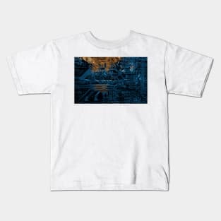 Computer motherboard (F024/9574) Kids T-Shirt